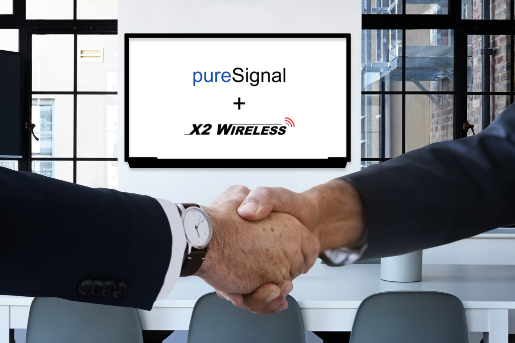 Miljonkontrakt för X2 Wireless från uppstickaren pureSignal